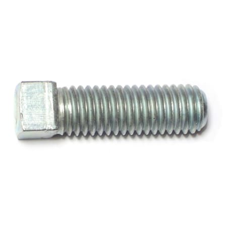 Midwest Fastener 1/2"-13 x 1-1/2" Steel Coarse Thread Square Head Set Screws 4PK 60598